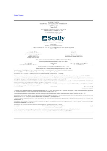 Thumbnail Scully Royalty 20-F Annual Report 2024