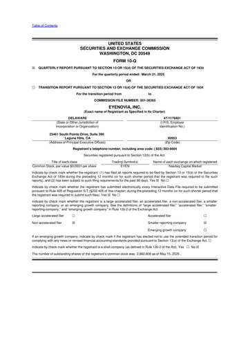 Thumbnail Eyenovia 10-Q Quarterly Report FY2025 