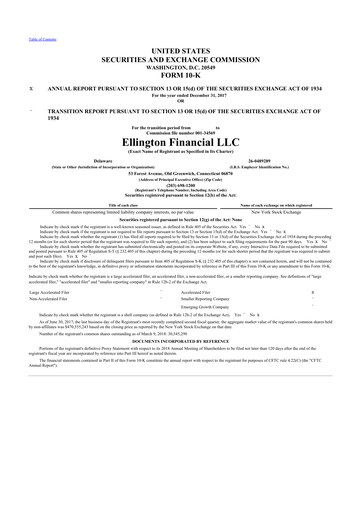 Thumbnail Ellington Financial
 10-K Annual Report 2017