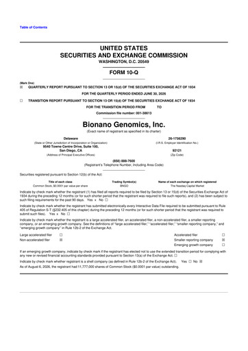 Thumbnail Bionano Genomics
 10-Q Quarterly Report FY2026 