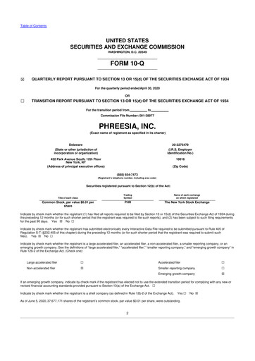 Vorschaubild Phreesia 10-Q Quartalsbericht 2021 