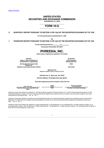 Vorschaubild Phreesia 10-Q Quartalsbericht 2021 