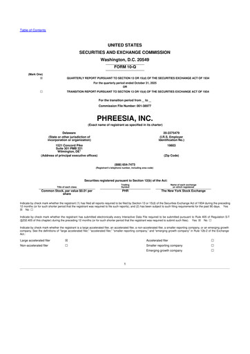 Vorschaubild Phreesia 10-Q Quartalsbericht 2026 