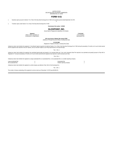 Thumbnail Oblong 10-Q Quarterly Report FY 