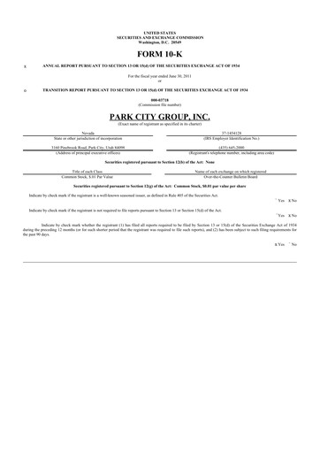 Thumbnail ReposiTrak 10-K Annual Report 