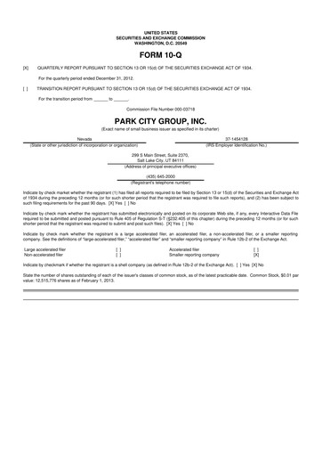 Thumbnail ReposiTrak 10-Q Quarterly Report FY2013 