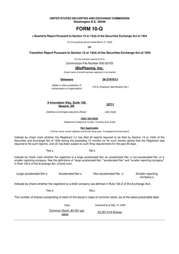Thumbnail iBio 10-Q Quarterly Report FY 
