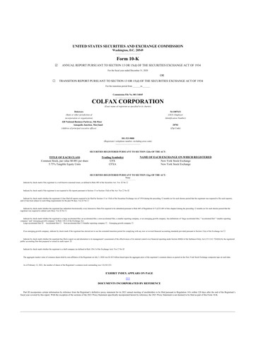 Miniature Enovis 10-K Rapport annuel 2020