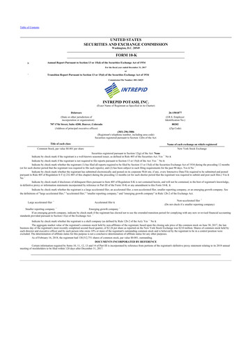 Thumbnail Intrepid Potash
 10-K Annual Report 2017
