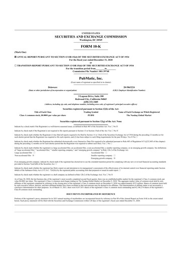 Thumbnail PubMatic 10-K Annual Report 