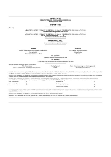 Thumbnail PubMatic 10-Q Quarterly Report FY2021 