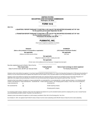 Thumbnail PubMatic 10-Q Quarterly Report FY2021 