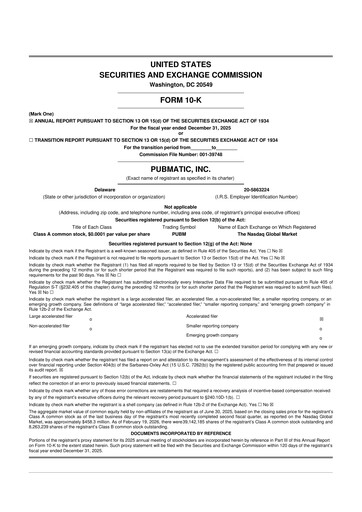 Thumbnail PubMatic 10-K Annual Report 2025