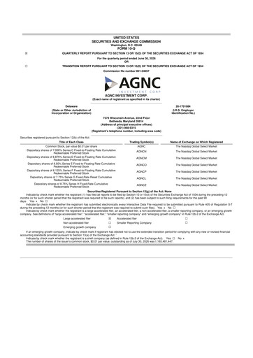 Thumbnail AGNC Investment 10-Q Quarterly Report FY2026 