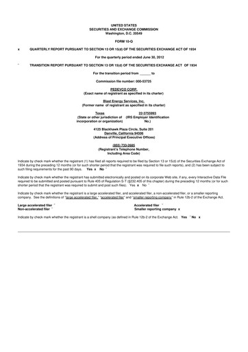 Thumbnail PEDEVCO
 10-Q Quarterly Report FY 