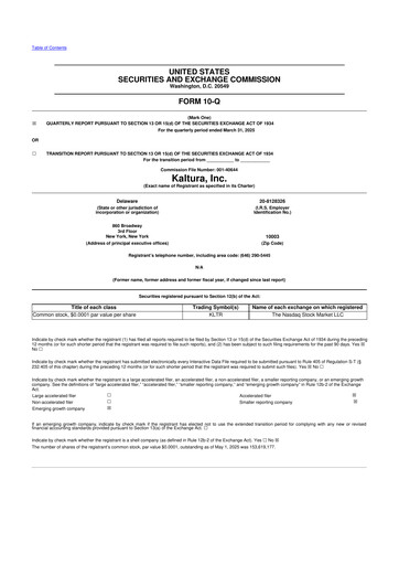 Thumbnail Kaltura 10-Q Quarterly Report FY2025 