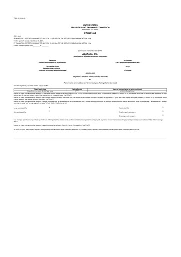 Vorschaubild AppFolio
 10-Q Quartalsbericht 2024 