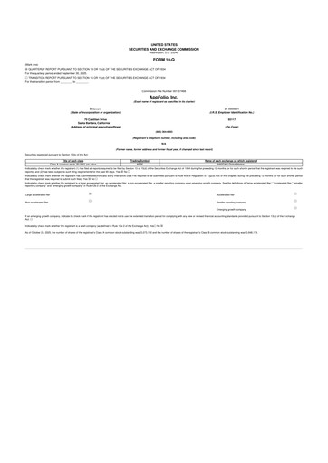 Vorschaubild AppFolio
 10-Q Quartalsbericht 2025 