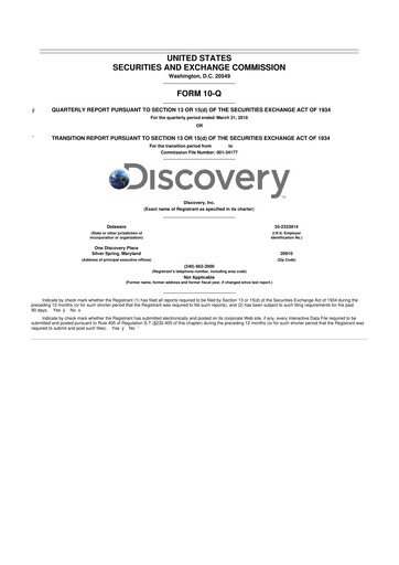 Thumbnail Warner Bros. Discovery 10-Q Quarterly Report FY2018 