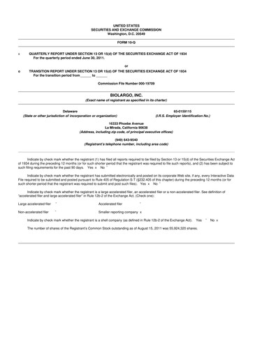 Thumbnail BioLargo 10-Q Quarterly Report FY 