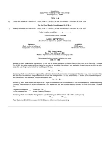 Thumbnail Lifecore Biomedical 10-Q Quarterly Report FY2013 