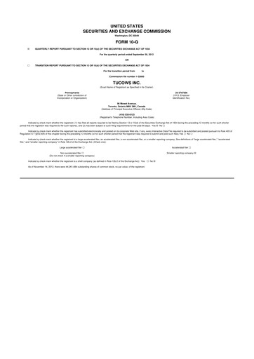 Thumbnail Tucows 10-Q Quarterly Report FY2012 