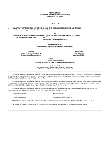 Thumbnail BioLargo 10-Q Quarterly Report FY2012 