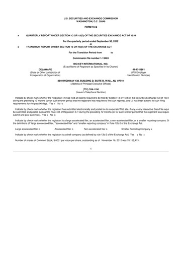 Thumbnail BIO-key International
 10-Q Quarterly Report FY2012 