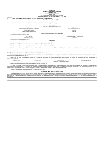 Thumbnail Tucows 10-K Annual Report 2012