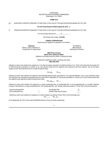 Thumbnail Lifecore Biomedical 10-Q Quarterly Report FY2014 