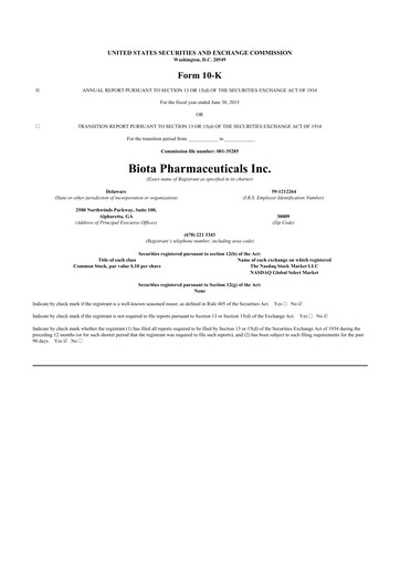 Thumbnail Vaxart 10-K Annual Report 2013