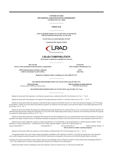 Thumbnail Genasys 10-K Annual Report 2013