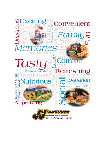 Thumbnail J&J Snack Foods
 10-K Annual Report 2013