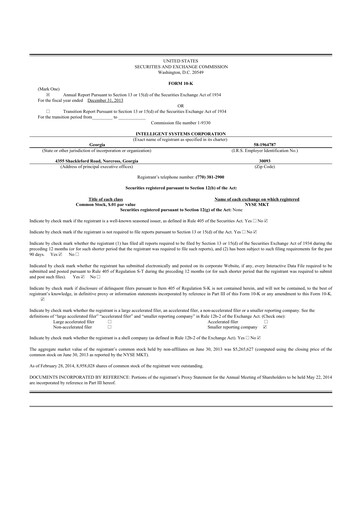 Thumbnail CoreCard 10-K Annual Report 2013