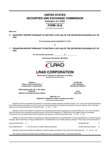 Thumbnail Genasys 10-Q Quarterly Report FY2014 