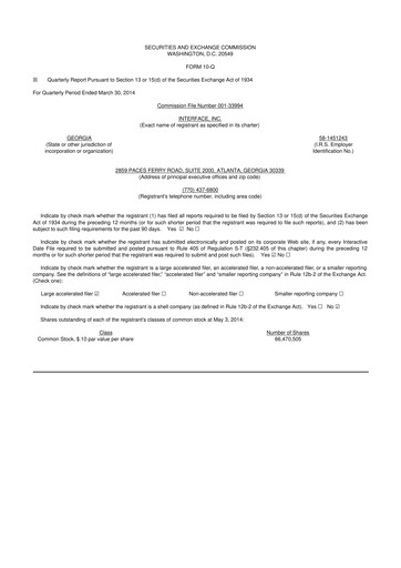 Thumbnail Interface, Inc. 10-Q Quarterly Report FY2014 