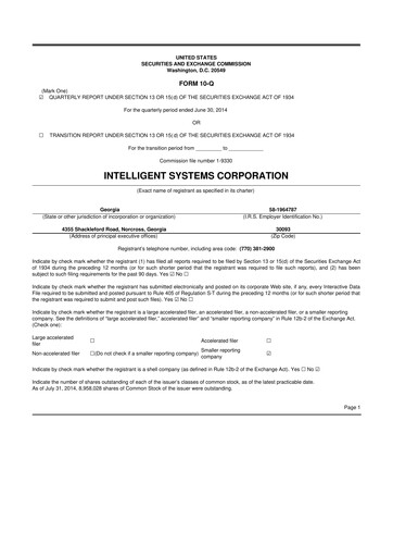 Miniature CoreCard 10-Q Rapport trimestriel 2014 
