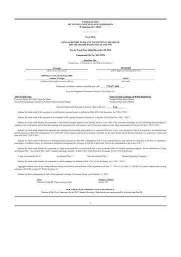 Miniature Interface, Inc. 10-K Rapport annuel 2014