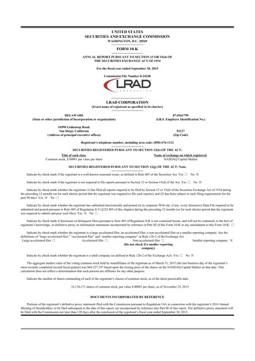 Thumbnail Genasys 10-K Annual Report 2015