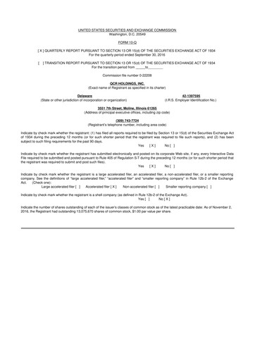 Thumbnail QCR Holdings
 10-Q Quarterly Report FY2016 