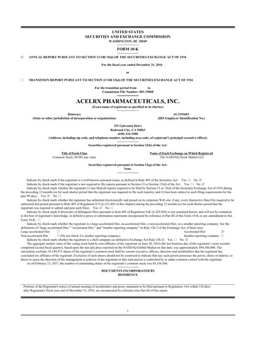 Thumbnail Talphera 10-K Annual Report 2016