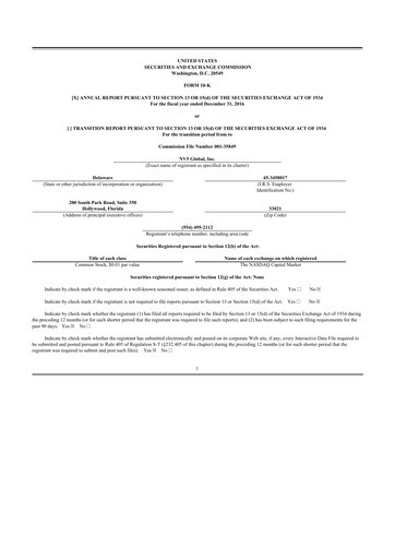 Thumbnail NV5 Global
 10-K Annual Report 2016