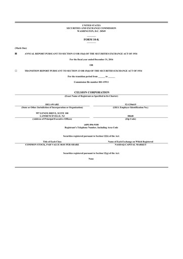 Thumbnail Imunon 10-K Annual Report 2016