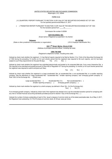 Thumbnail QCR Holdings
 10-Q Quarterly Report FY2017 