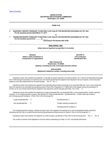 Thumbnail BioLargo 10-Q Quarterly Report FY2017 