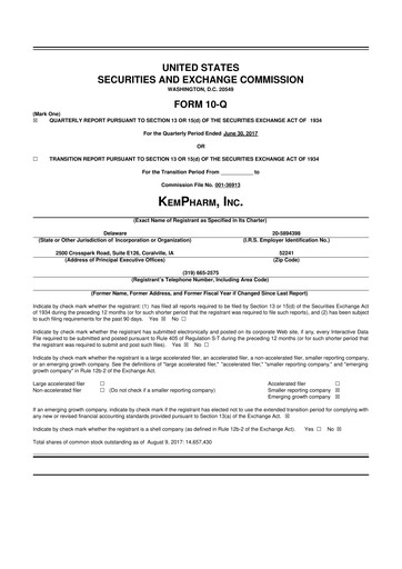 Thumbnail Zevra Therapeutics 10-Q Quarterly Report FY2017 