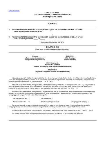 Thumbnail BioLargo 10-Q Quarterly Report FY2017 