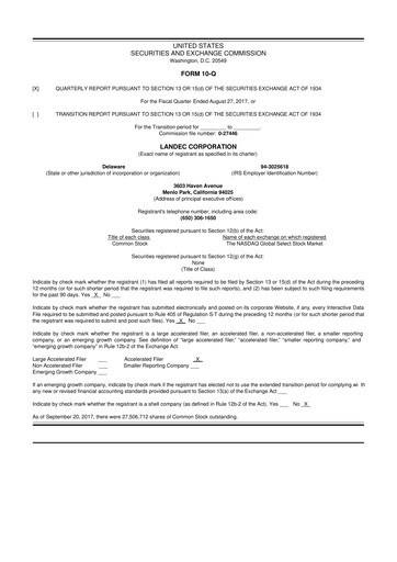 Thumbnail Lifecore Biomedical 10-Q Quarterly Report FY2018 