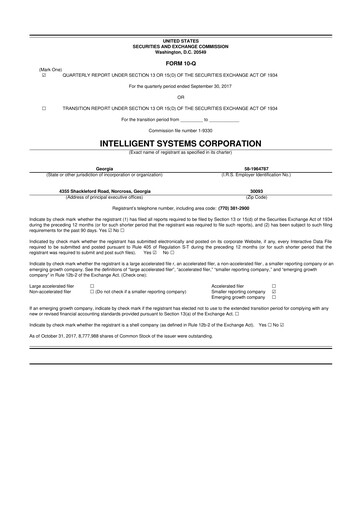 Miniature CoreCard 10-Q Rapport trimestriel 2017 