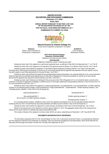 Thumbnail Natural Grocers by Vitamin Cottage 10-K Annual Report 2017